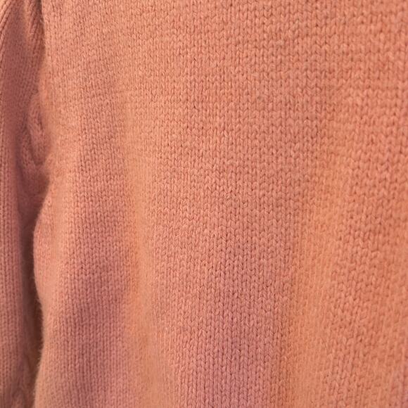 H&M Pink Cable Knit Turtleneck Sweater - Picture 4 of 6
